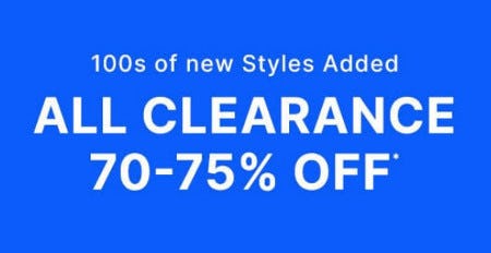 All Clearance 70-75% off