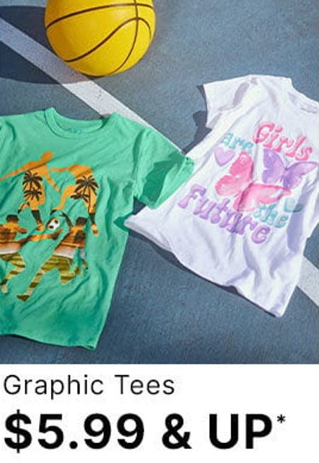 Graphic Tees $5.99 and Up