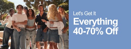 40-70% Off Everything