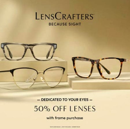 50% OFF LENSES