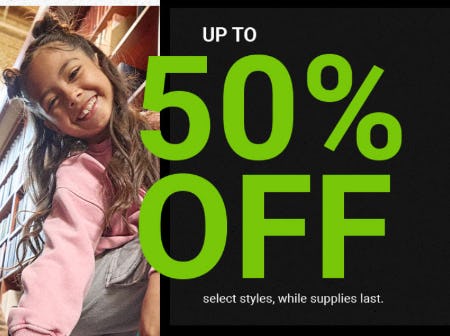 Up to 50% Off