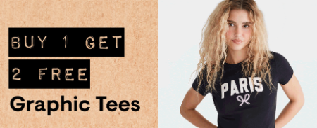 Buy 1, Get 2 Free Graphic Tees