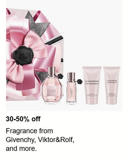 30-50% off Fragrance From Givenchy, Viktor&Rolf, and More