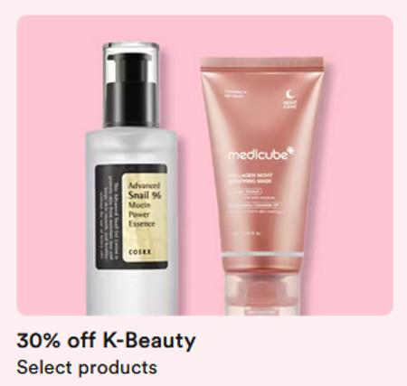 30% off Select K-Beauty Products