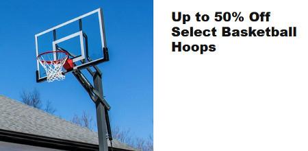 Up to 50% Off Select Basketball Hoops