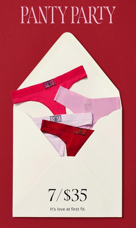 7 for $35 Panties