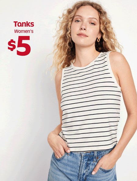 $5 Tanks for Women