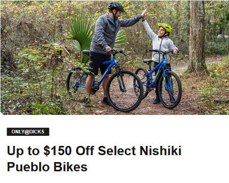 Up to $150 Off Select Nishiki Pueblo Bikes