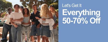 50-70% Off Everything