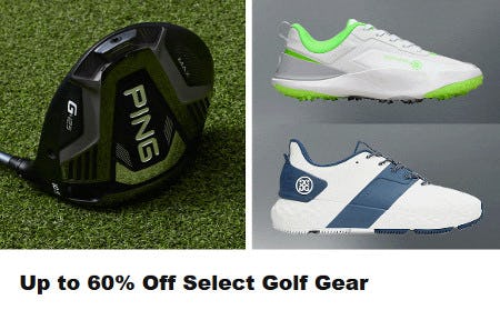 Up to 60% Off Select Golf Gear