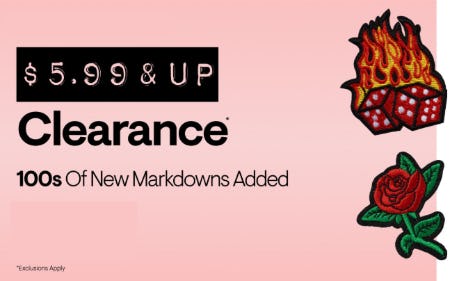 $5.99 & Up Clearance