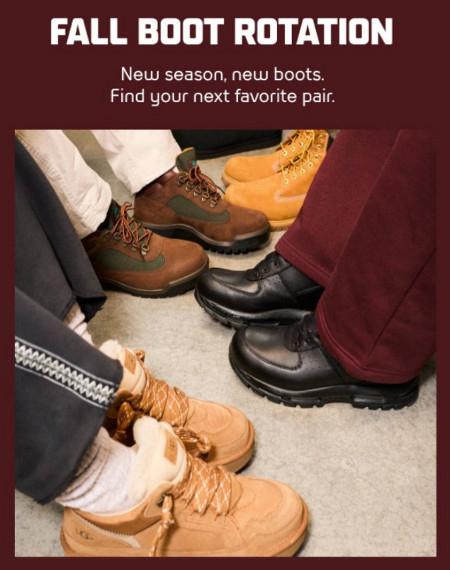 Fall Boot Rotation