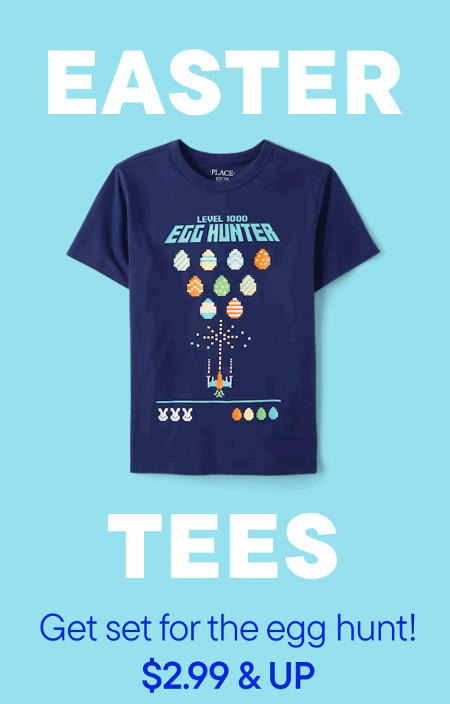 Easter Graphic Tees $2.99