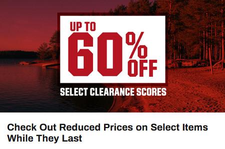 Up to 30% off Select Clearance Items