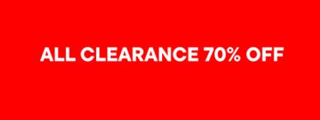 All Clearance 70% off