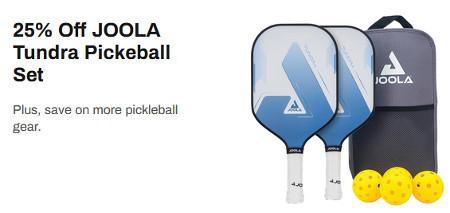 25% Off JOOLA Tundra Pickeball Set