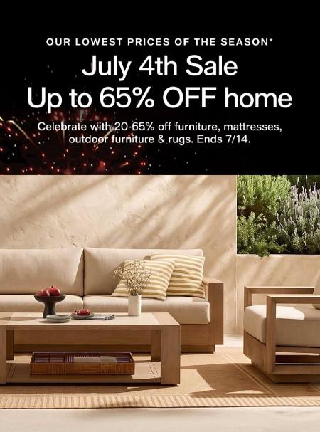 July 4th Sale: Up to 65% off Home