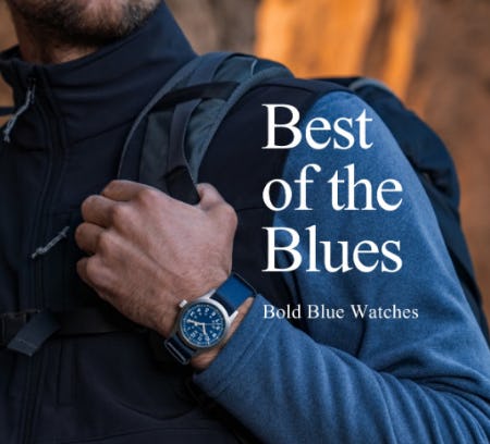 Bold Brilliant Blue Watches