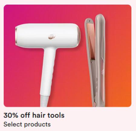 30% off Hair Tools