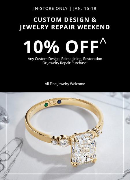 Custom Design & Jewelry Repair Weekend