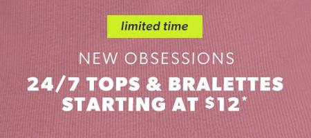 24/7 Tops and Bralettes Starting at $12
