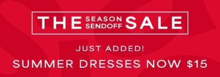 Summer Dresses Now $15