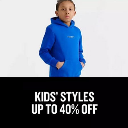 Kids' Styles Up to 40% off