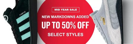 Up to 50% off Select Styles