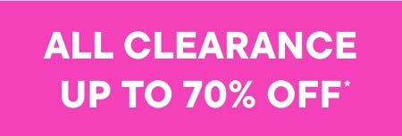 All Clearance Up to 70% off