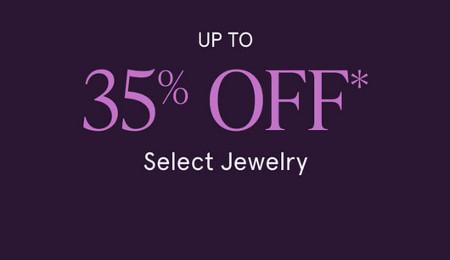 Up to 35% off Select Jewelry