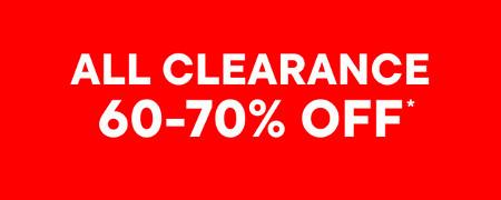 All Clearance 60-70% off