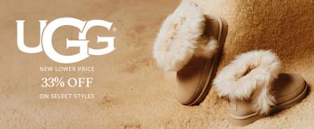 33% off Select UGG Styles