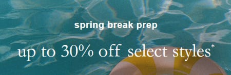 Spring Break Prep
