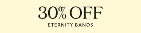 30% Off Eternity Bands
