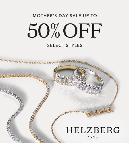 TAKE UP TO 50% OFF MOTHER’S DAY GIFTS