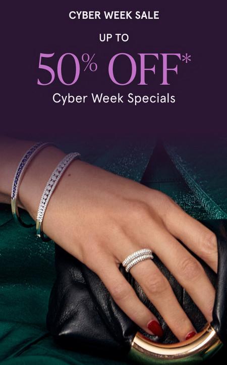 Up to 50% off Cyber Week Specials