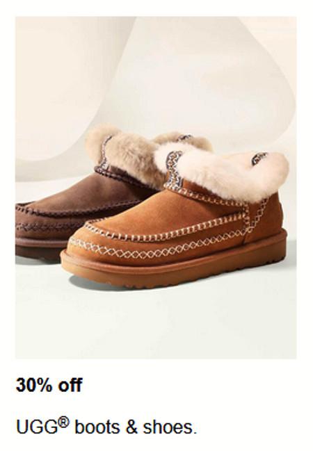 30% off UGG Boots and Shoes