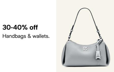 30-40% off Handbags and Wallets