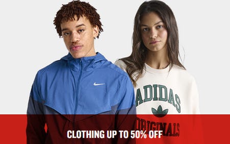 Clothing Up to 50% off