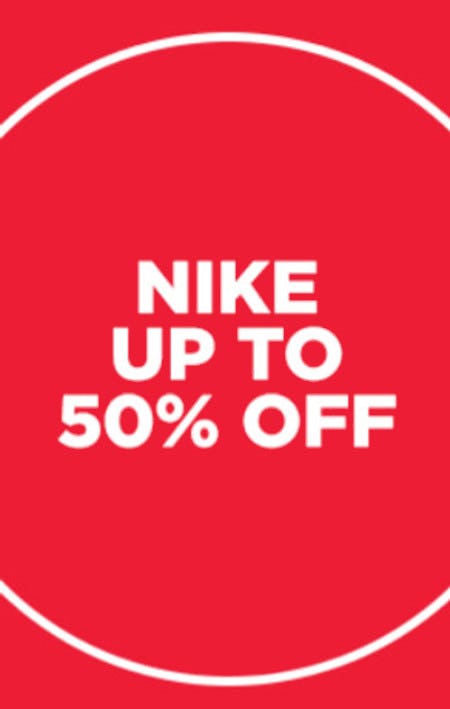 Nike Up to 50% off