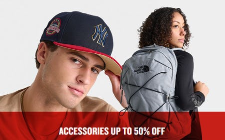 Accessories Up to 50% off