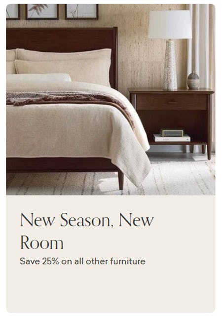 Save 25% On All Other Furniture