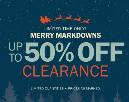 Up to 50% Off Clearance