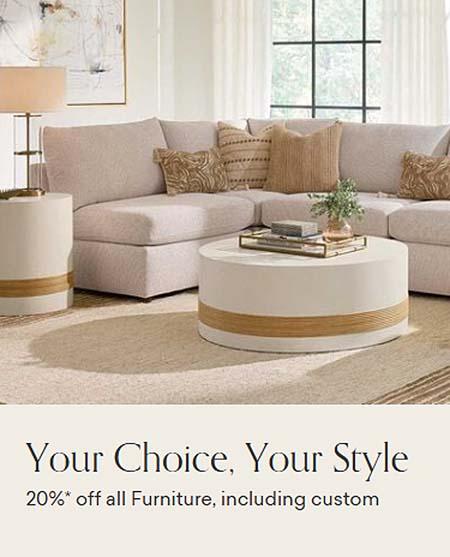 20% Off All Furniture