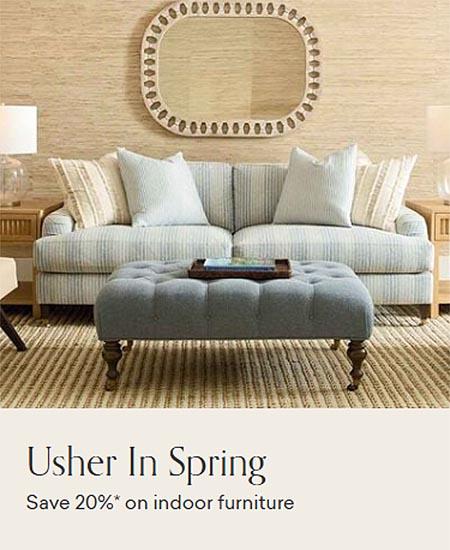 Save 20% On Indoor Furniture