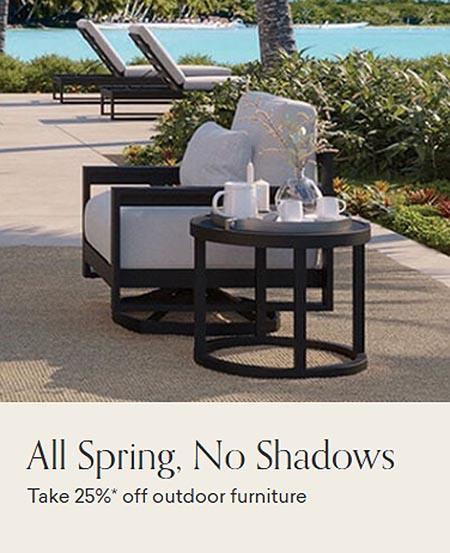 Take 25% Off Outdoor Furniture