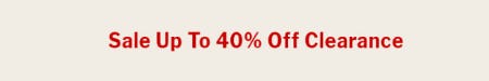 Sale Up to 40% Off Clearance
