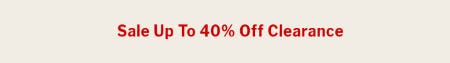 Sale Up to 40% Off Clearance