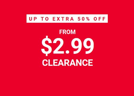 From $2.99 Clearance