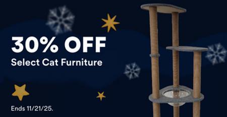 30% off Select Cat Furniture